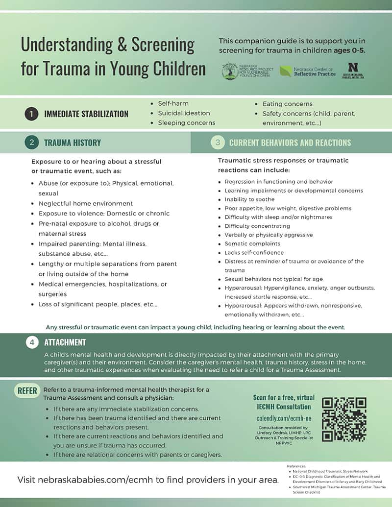 Understanding & Screening for Trauma in Young Children | Nebraska ...