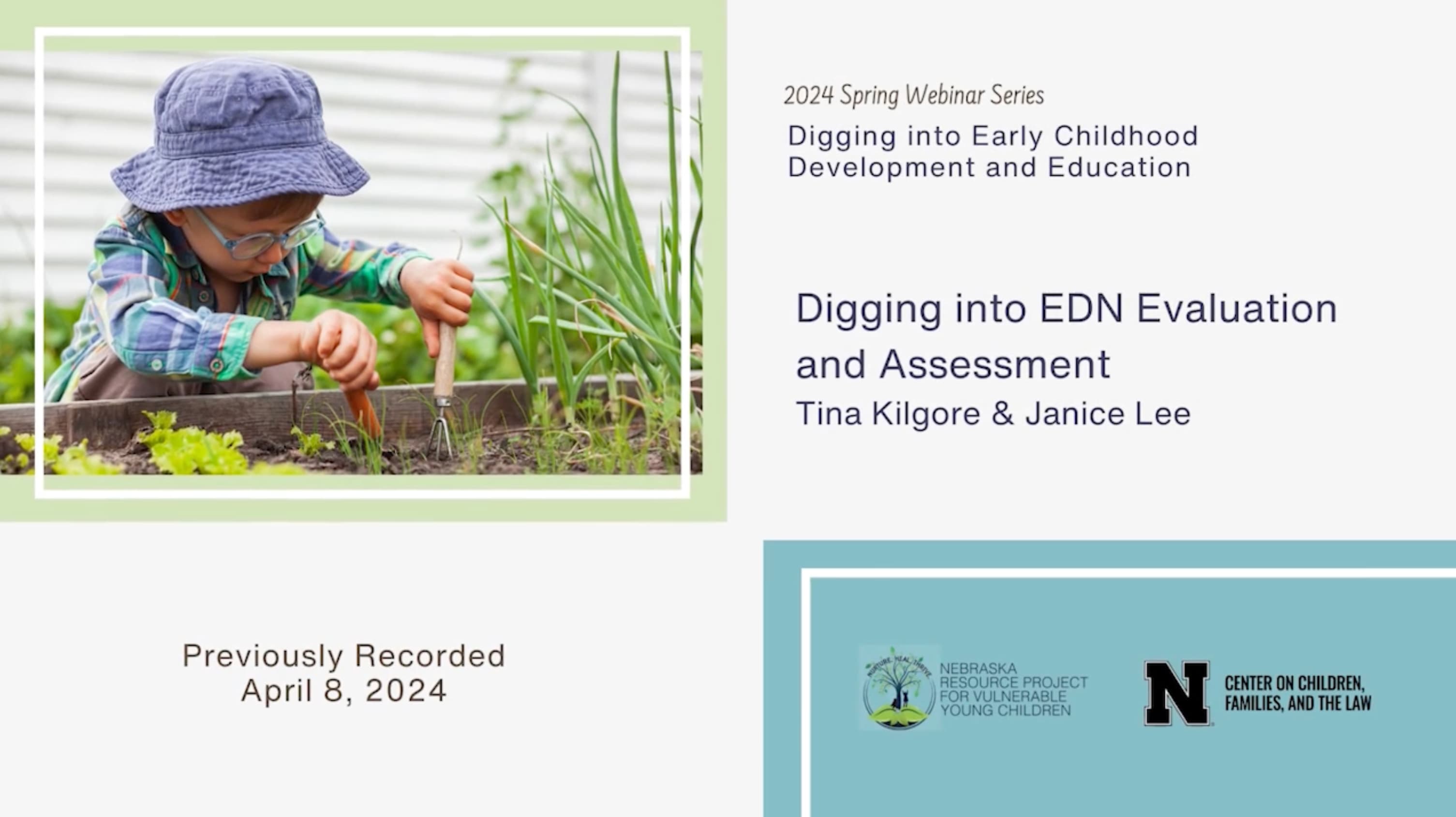 Digging into EDN Evaluation and Assessment | Nebraska Resource Project ...